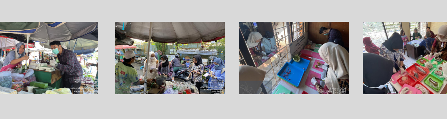 Pengawasan dan Pengujian Pangan Segar Gabungan di Pasar Borobudur