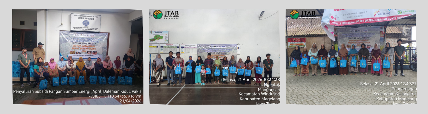 Penyaluran subsidi harga pangan sumber energi APBD I Bulan April 2026
