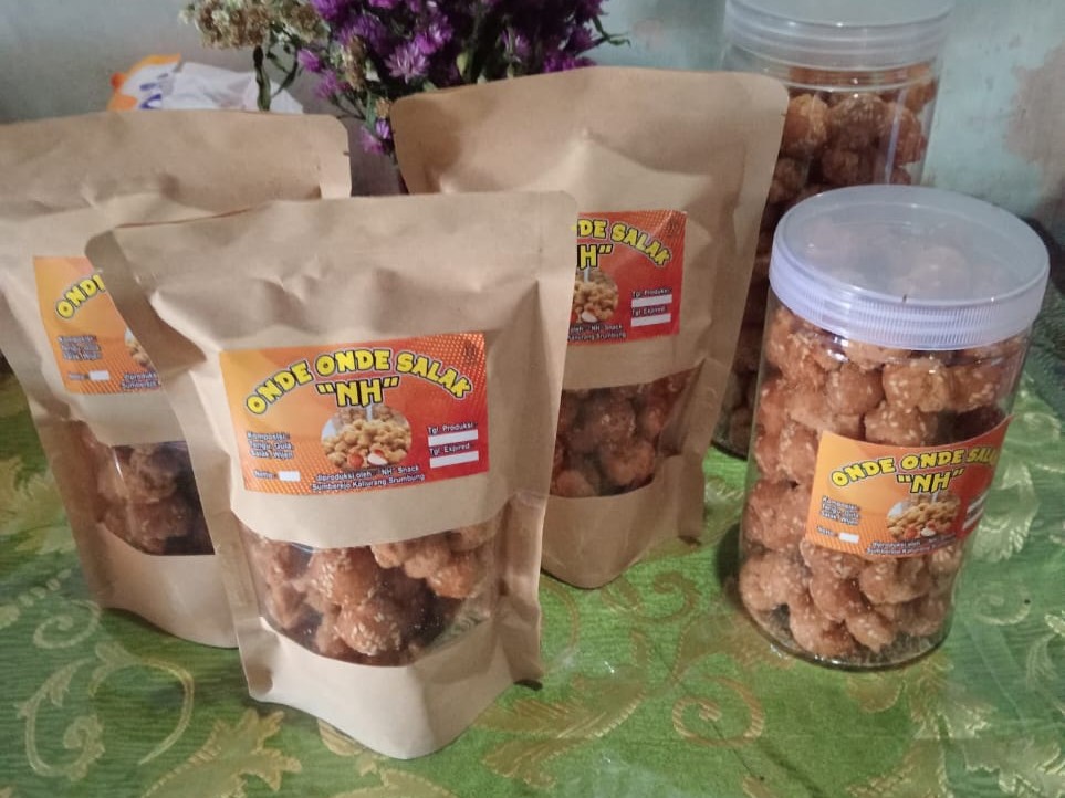 Onde-Onde Salak "NH" - KWT Cita Rasa, Desa Kaliurang, Srumbung